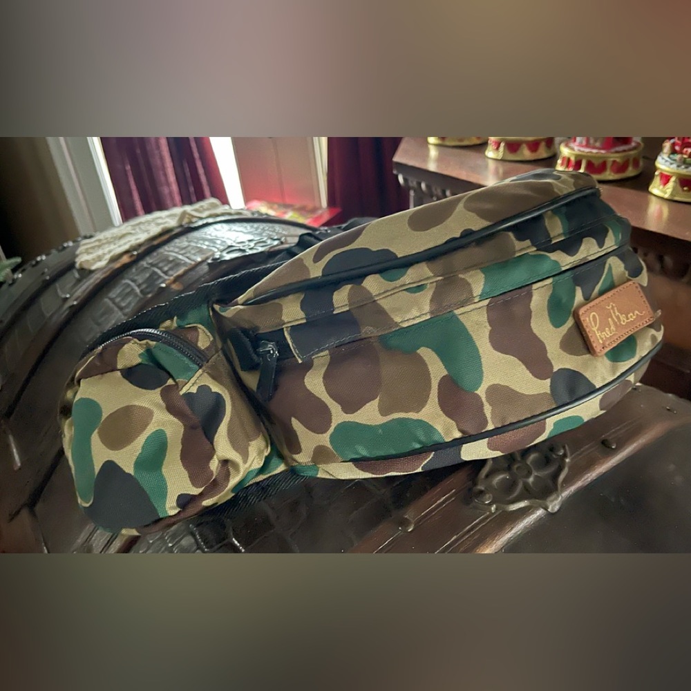 Vintage Fred Bear Camouflage Fanny Pack